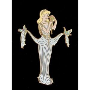 Cinderella “A Gilded Year” LE 25 Fantasy Pin (Rare) By Monocacy Bottom Pins